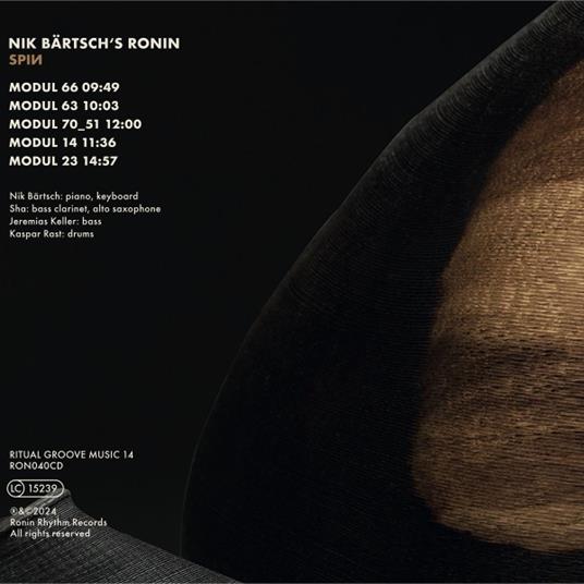 Spin - CD Audio di Nik Bartsch's Ronin - 2