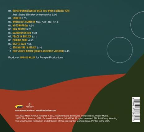 Ubuntu - CD Audio di Jonathan Butler - 2