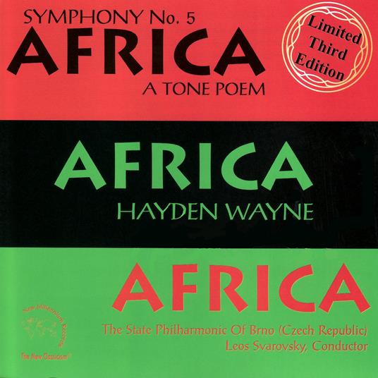 Symphony #5. Africa (A Tone Poem) - CD Audio di Hayden Wayne