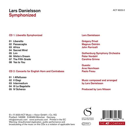 Symphonized - CD Audio di Lars Danielsson - 2