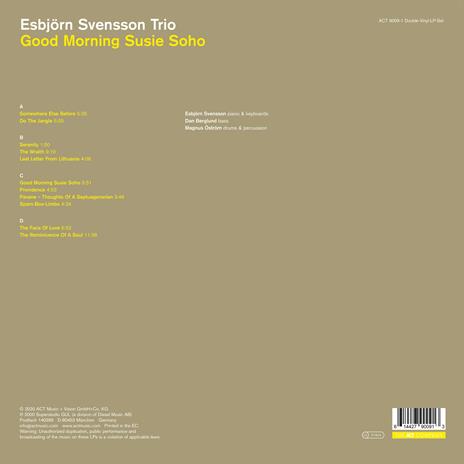 Good Morning Susie Soho - Vinile LP di Esbjörn Svensson - 2