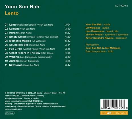 Lento - CD Audio di Youn Sun Nah - 2