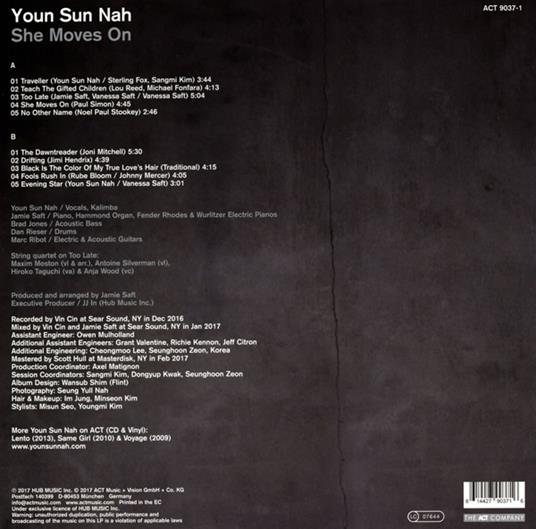 She Moves on (180 gr.) - Vinile LP di Youn Sun Nah - 2