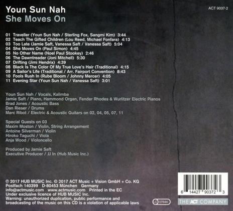 She Moves on (Digipack) - CD Audio di Youn Sun Nah - 2