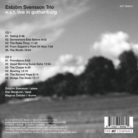 Live in Gothenburg - CD Audio di Esbjörn Svensson - 2
