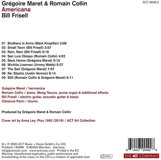 Americana - CD Audio di Grégoire Maret - 2