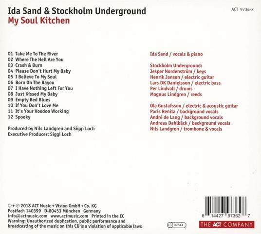 My Soul Kitchen - CD Audio di Ida Sand - 2