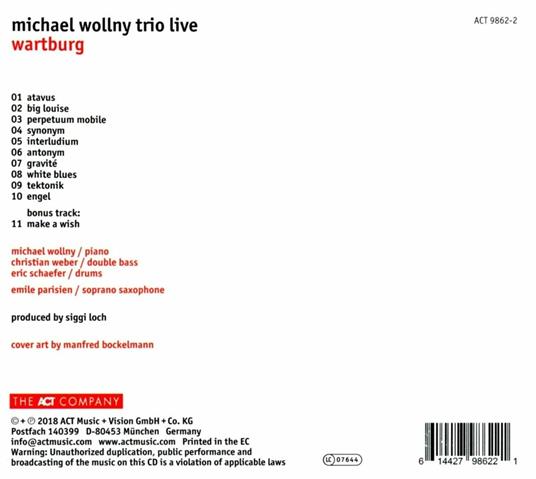 Wartburg - CD Audio di Michael Wollny - 2