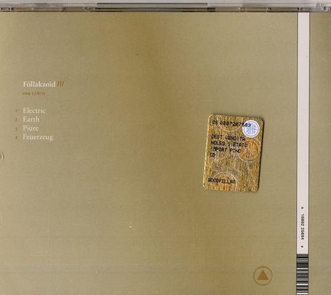 III - CD Audio di Follakzoid - 2