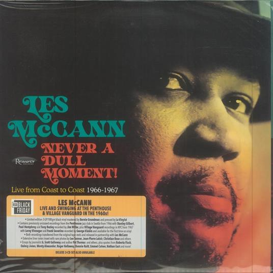 Never A Dull Moment! (3lp Rsd) - Vinile LP di Les McCann