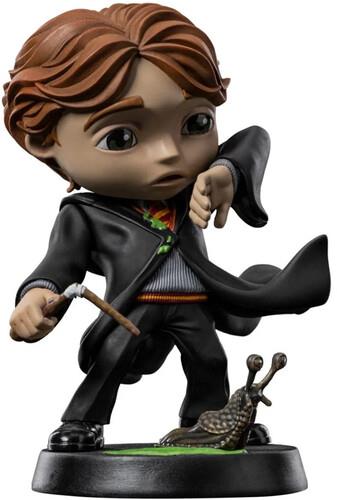 Harry Potter Mini Co. Pvc Figura Ron Weasley Con Broken Wand 14 Cm Iron Studios