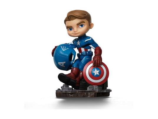 Avengers Infinity Saga Mini Co. Pvc Figura Captain America 14 Cm Iron Studios