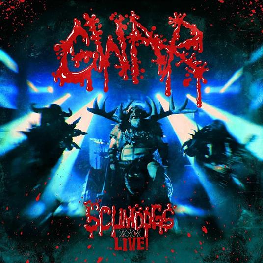Scumdogs XXX Live (Blue Marble Coloured Vinyl) - Vinile LP di Gwar