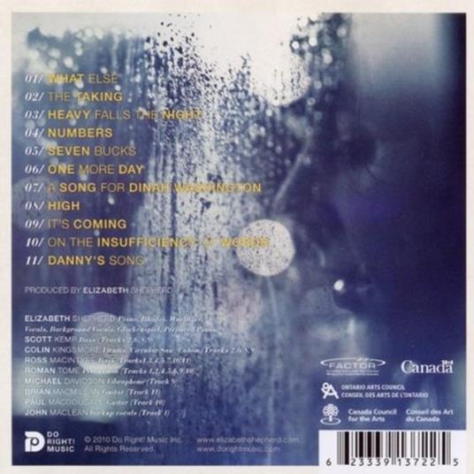 Heavy Falls the Night - CD Audio di Elizabeth Shepherd