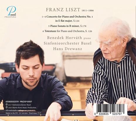 Piano Concerto No.1 - CD Audio di Franz Liszt - 2