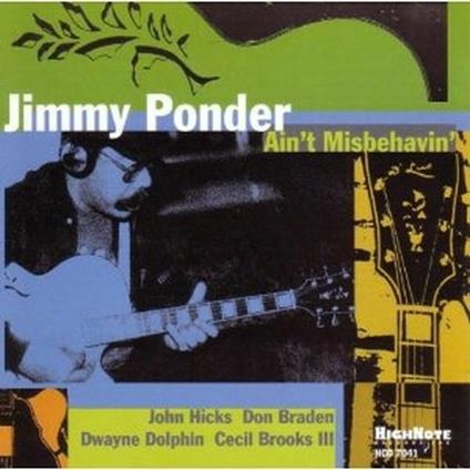Ain't Misbehavin' - CD Audio di Jimmy Ponder