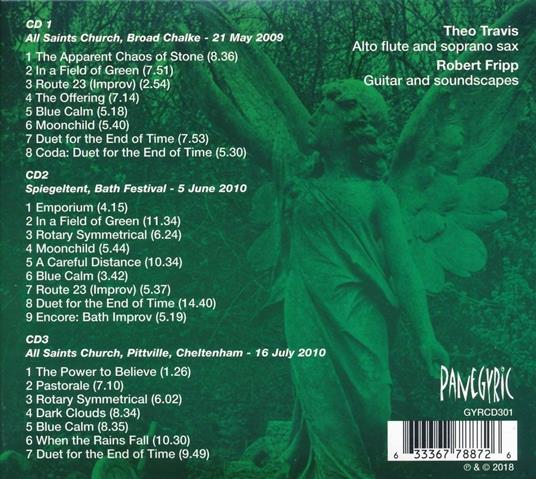 Between the Silence - CD Audio di Robert Fripp,Theo Travis - 2