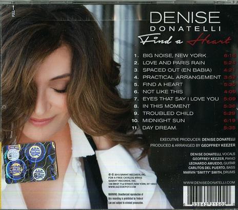 Find a Heart - CD Audio di Denise Donatelli - 2