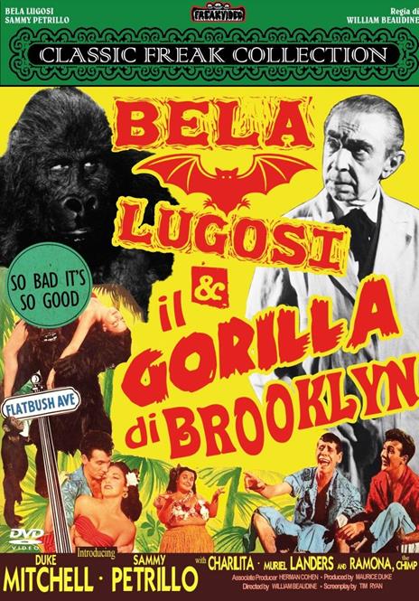 Bela Lugosi e il gorilla di Brooklyn (DVD) di William Beaudine - DVD