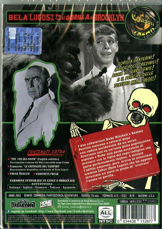 Bela Lugosi e il gorilla di Brooklyn (DVD) di William Beaudine - DVD - 2