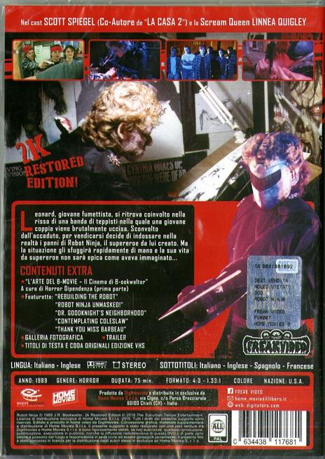 Robot Ninja (DVD) di J. R. Bookwalter - DVD - 2