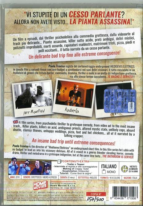 Crappy Toilet. Edizione limitata 500 copie di Paolo Treviso - DVD - 2
