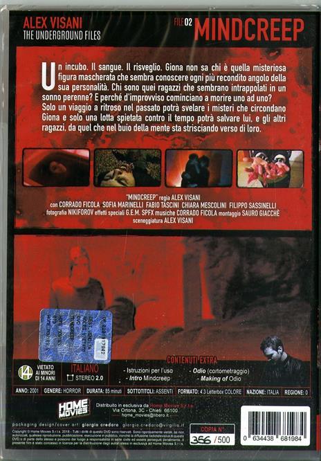Mindcreep. Limited edition (DVD) di Alex Visani - DVD - 2