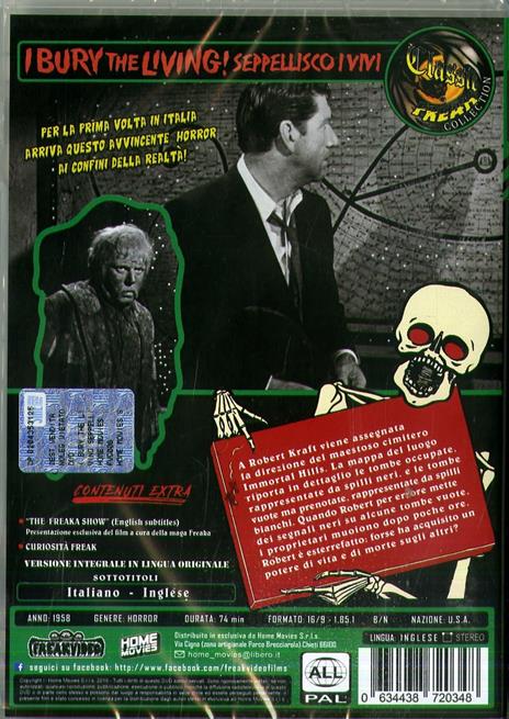 I Bury the Living! Seppellisco i vivi (DVD) di Albert Band - DVD - 2