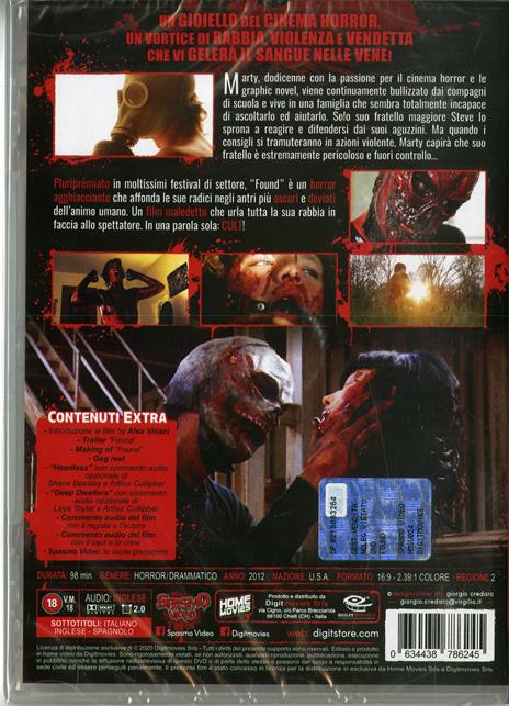 Found (DVD) di Scott Schirmer - DVD - 2