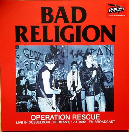 Operation Rescue. Live in Dusseldorf - Vinile LP di Bad Religion