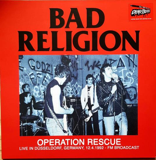 Operation Rescue. Live in Dusseldorf - Vinile LP di Bad Religion