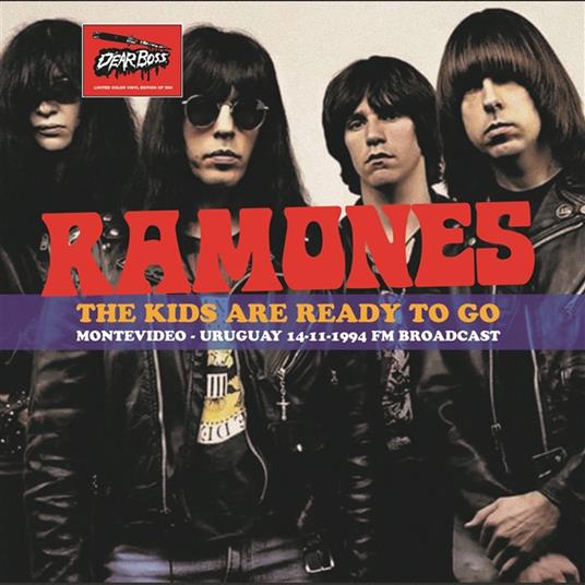 The Kids Are Ready To Go - Montevideo, Uruguay, 1994-11-14  Fm Broadcast (White Vinyl) - Vinile LP di Ramones