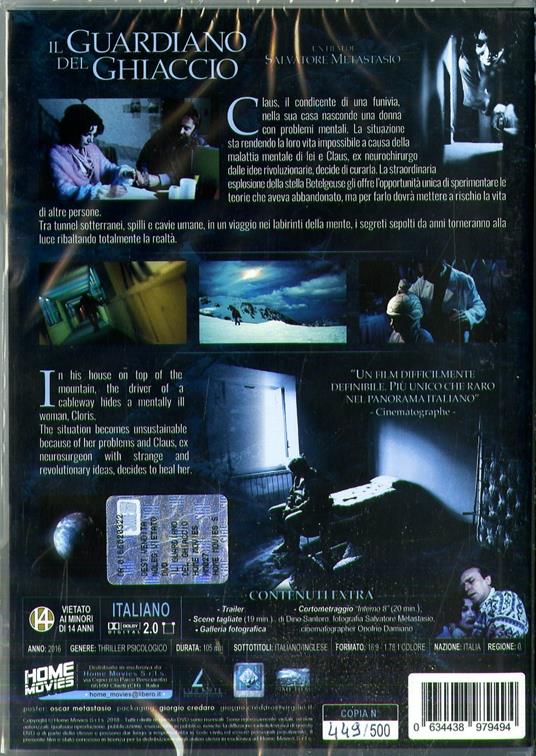 Il guardiano del ghiaccio (DVD) di Salvatore Metastasio - DVD - 2