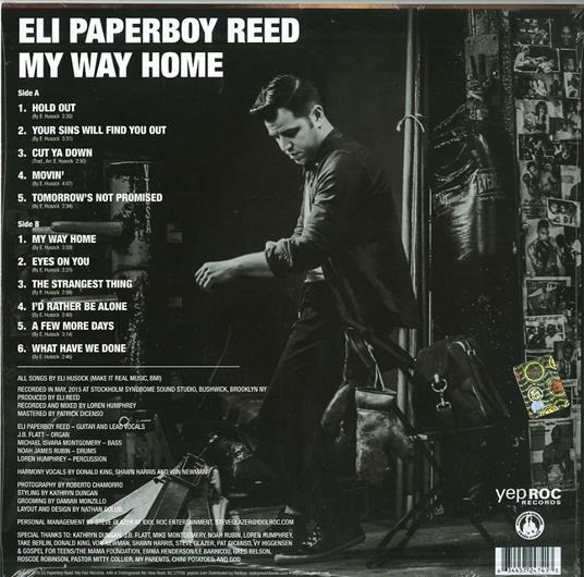 My Way Home - Vinile LP di Eli Paperboy Reed - 2