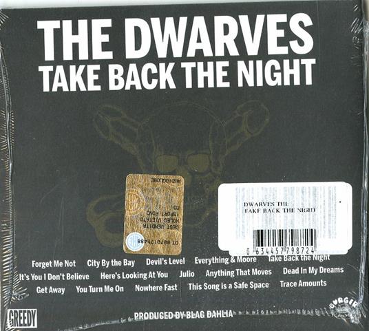 Take Back the Night - CD Audio di Dwarves - 2