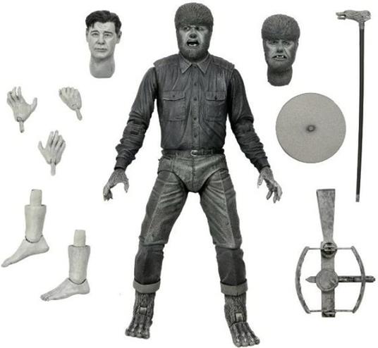 Universal Monsters Action Figura Ultimate The Wolf Man (black & White) 18 Cm Neca