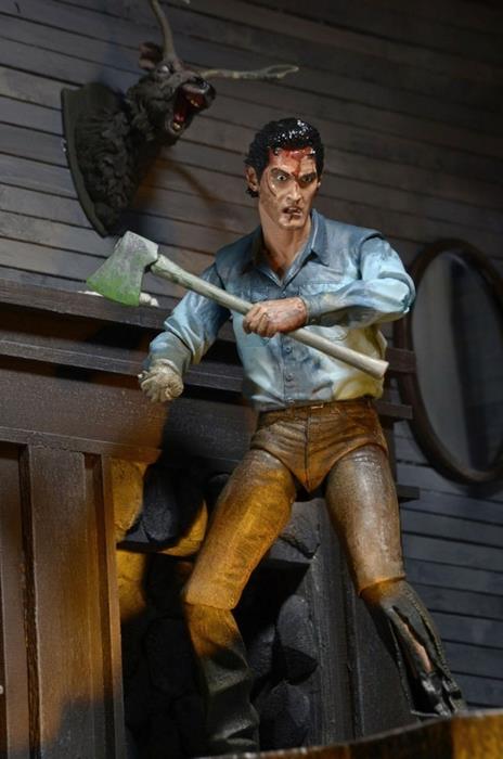 Action Figure Ash 18Cm da Collezione Ultimate Version Dal Film La Casa Evil Dead 2 Neca Originale - 4