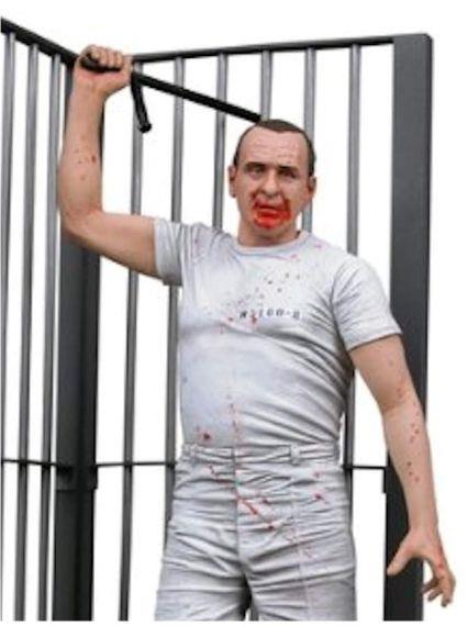 Neca Silence Of The Lambs Hannibal Lecter Holding Cell Action Figure