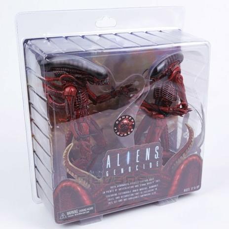 Aliens Figure Genocide Xenomorph 2 Pack Big Chap & Dog Alien - 5
