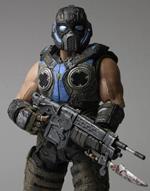 Gears Of War 3 Serie 3 Cog Soldier Retro Lancer Figure