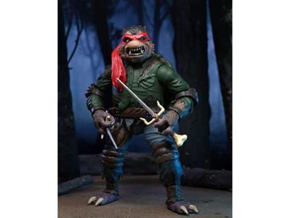 Universal Monsters X Tartarughe Ninja Action Figura Ultimate Raphael As The Wolfman 18 Cm Neca