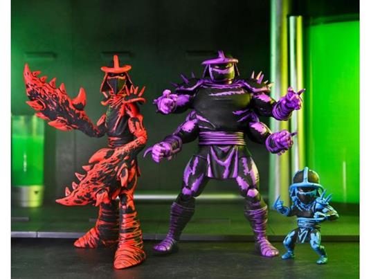 Tartarughe Ninja (mirage Comics) Action Figures Shredder Clones Box Set 18 Cm Neca