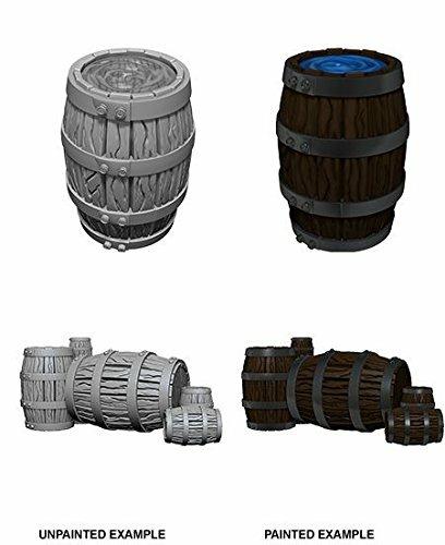Pathfinder. Deep Cuts Miniatures. Barrel & Pile of Barrels