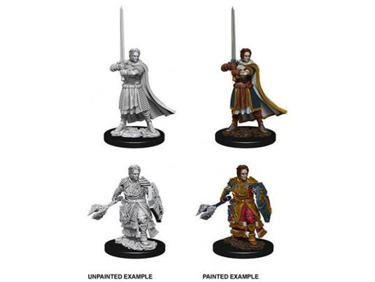 D&d Nolzur's Marvelous Miniatures Unpainted Miniatures Male Human Cleric Case (6) Wizbambino