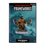 Dungeons & Dragons Frameworks Miniature Model Kit Dwarf Barbarian Female