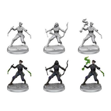 Dungeons & Dragons Frameworks Miniature Model Kit Human Rogue Female