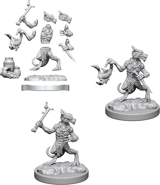 Dungeons & Dragons Frameworks Miniature Model Kit 7-Pack Kobolds - 5
