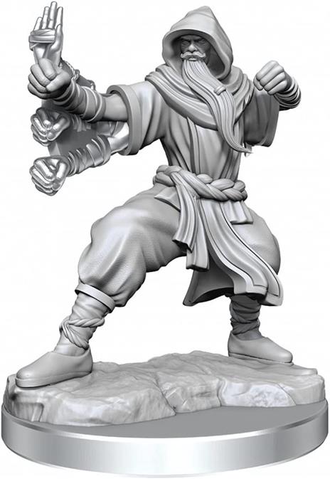 Dungeons & Dragons Frameworks Miniature Model Kit Human Monk Male - 3