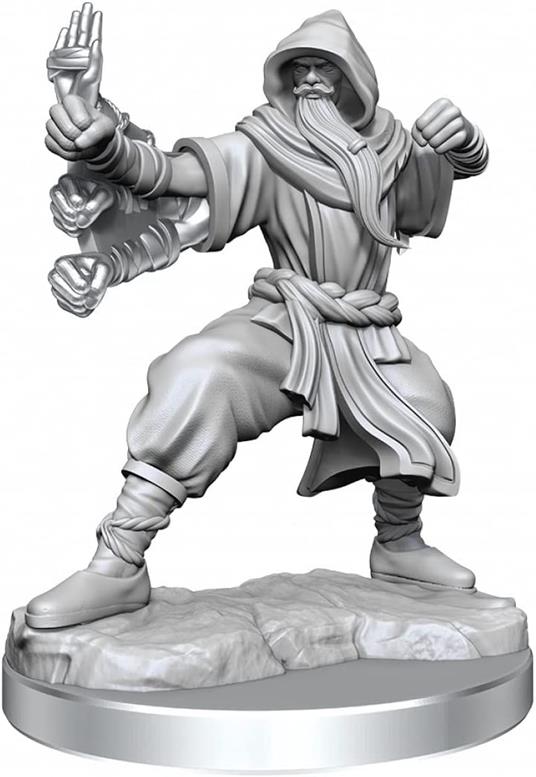 Dungeons & Dragons Frameworks Miniature Model Kit Human Monk Male - 3