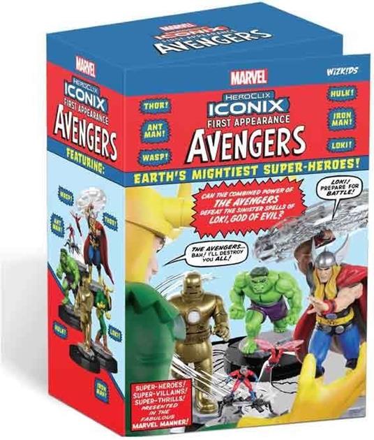 Marvel Heroclix Iconix: First Appearance Avengers Wizbambino